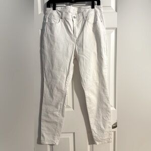 Crown & Ivy White Skinny Jeans - Size 12R